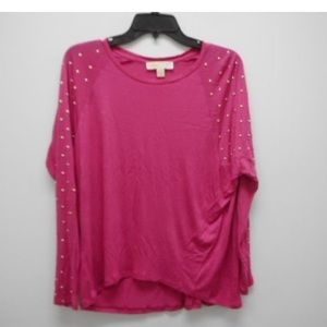 Michael Kors Women's Pink Blouse Size S